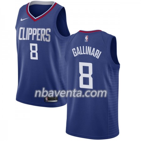 Camiseta Hombre Los Angeles Clippers Danilo Gallinari 8 Nike 2017-18 Azul Swingman Camiseta Hombre Los Angeles Clippers Danilo Gallinari 8 Nike 2017-18 Azul Swingman
